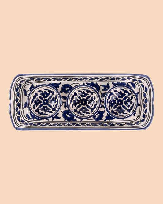 Floral Appetizer Plate