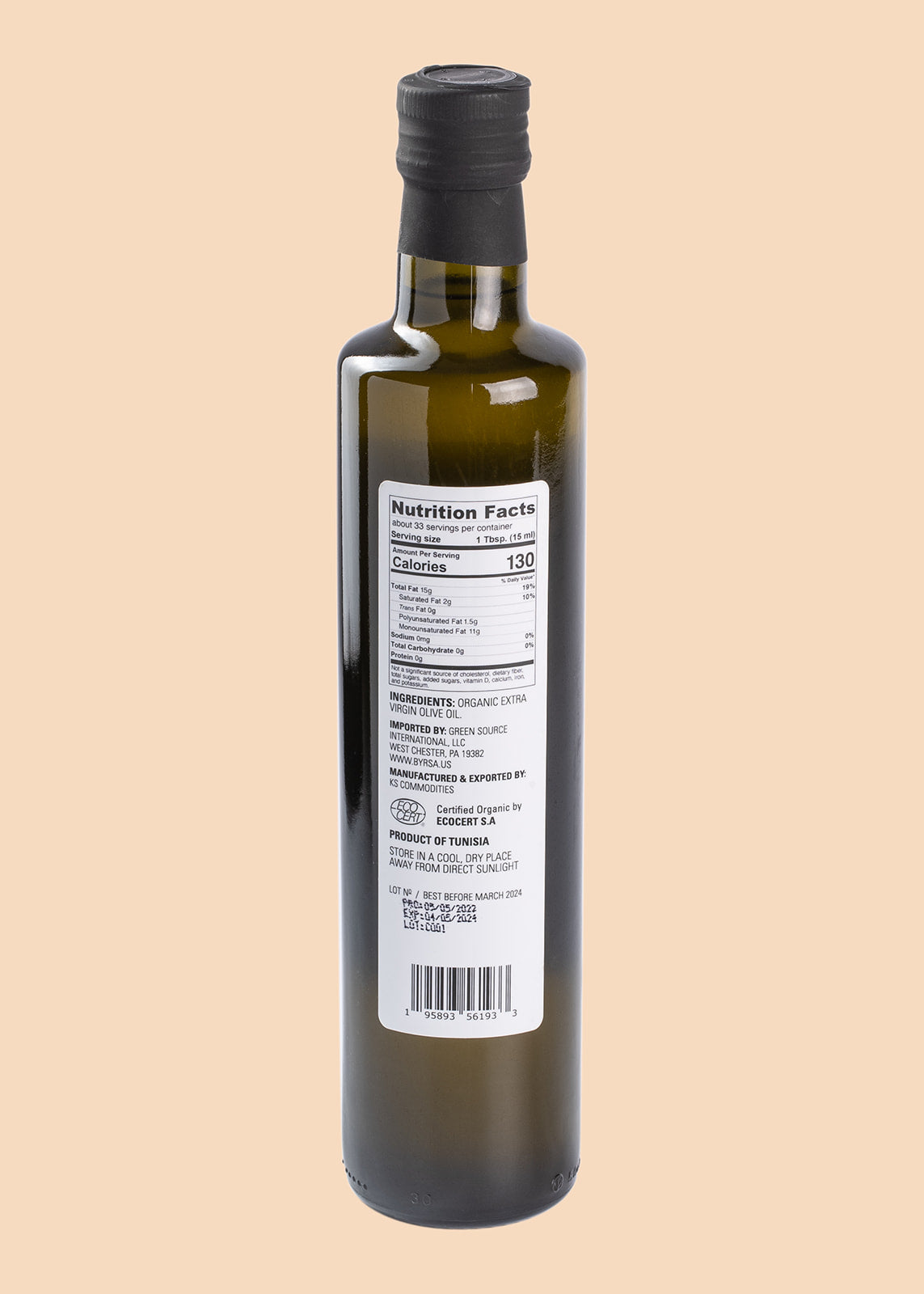 Organic Extra Virgin Olive Oil