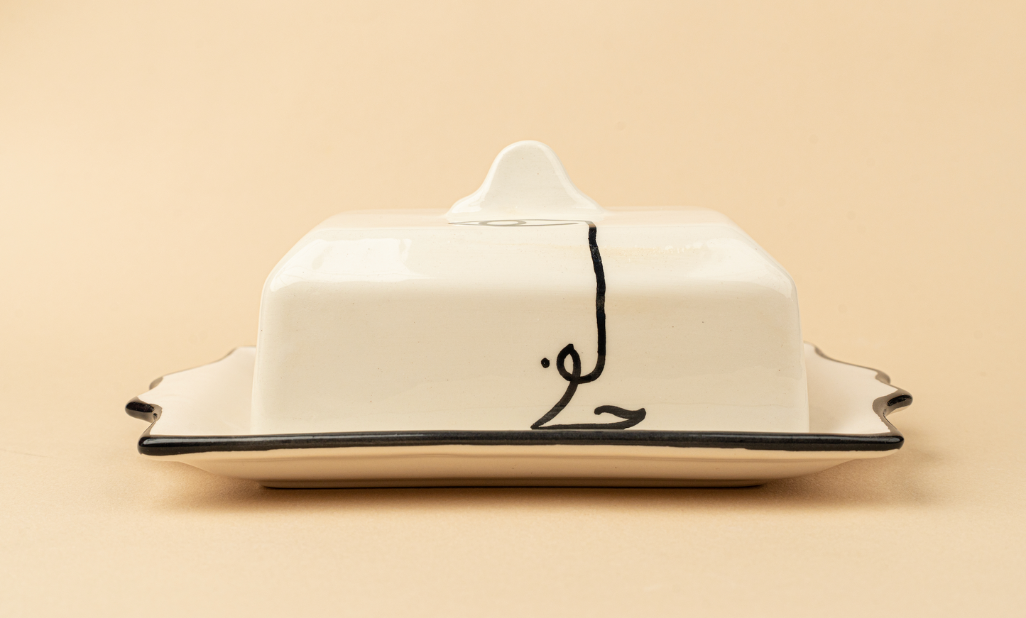 Royal Face Butter Dish