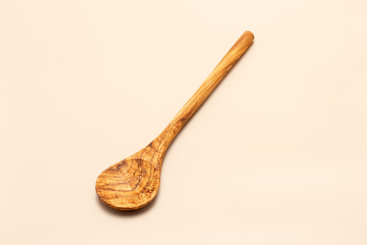 Olive Wood Round Spoon
