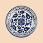 Floral Blue Dinner Plate