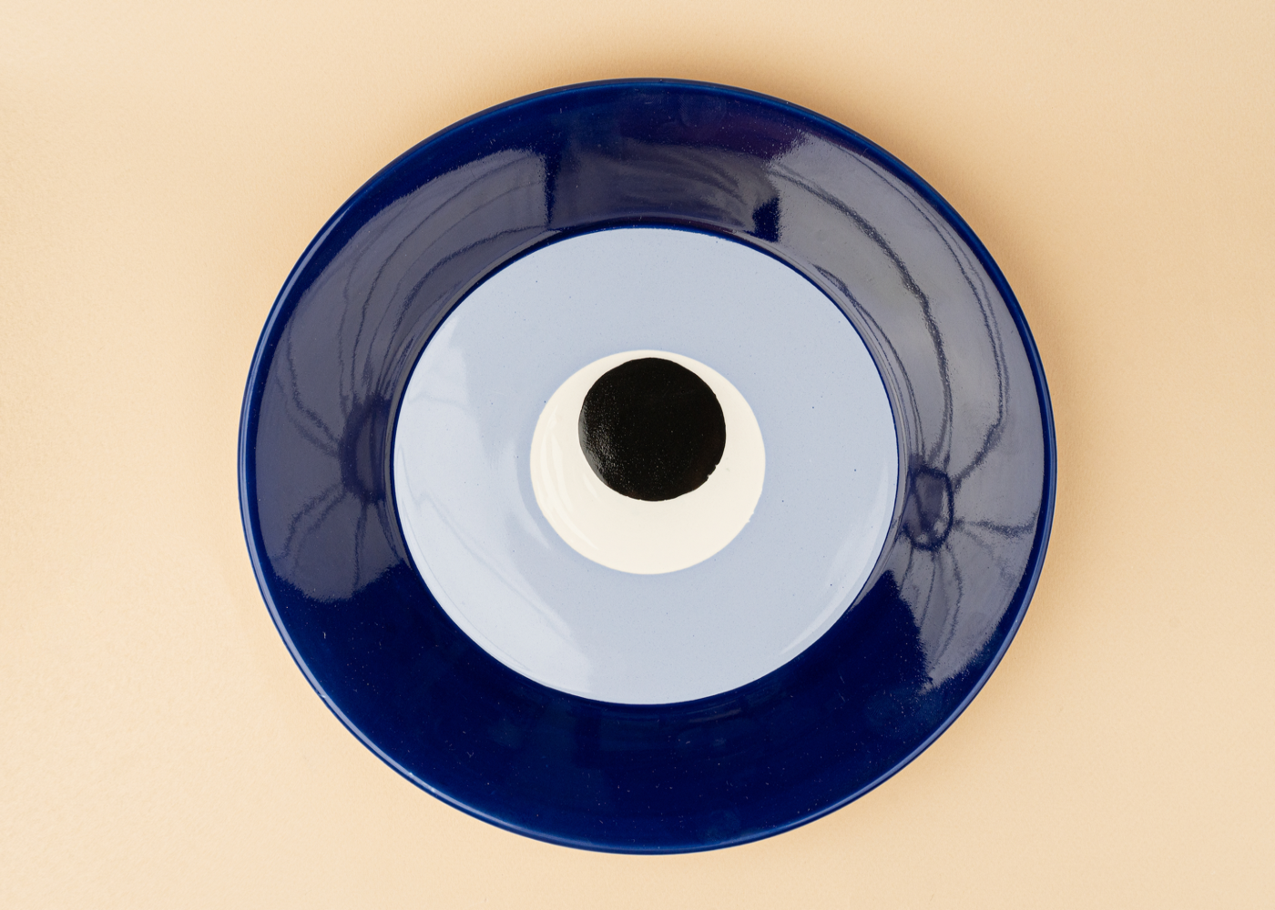 Large Evil Eye Plate – Alyssa Bazaar